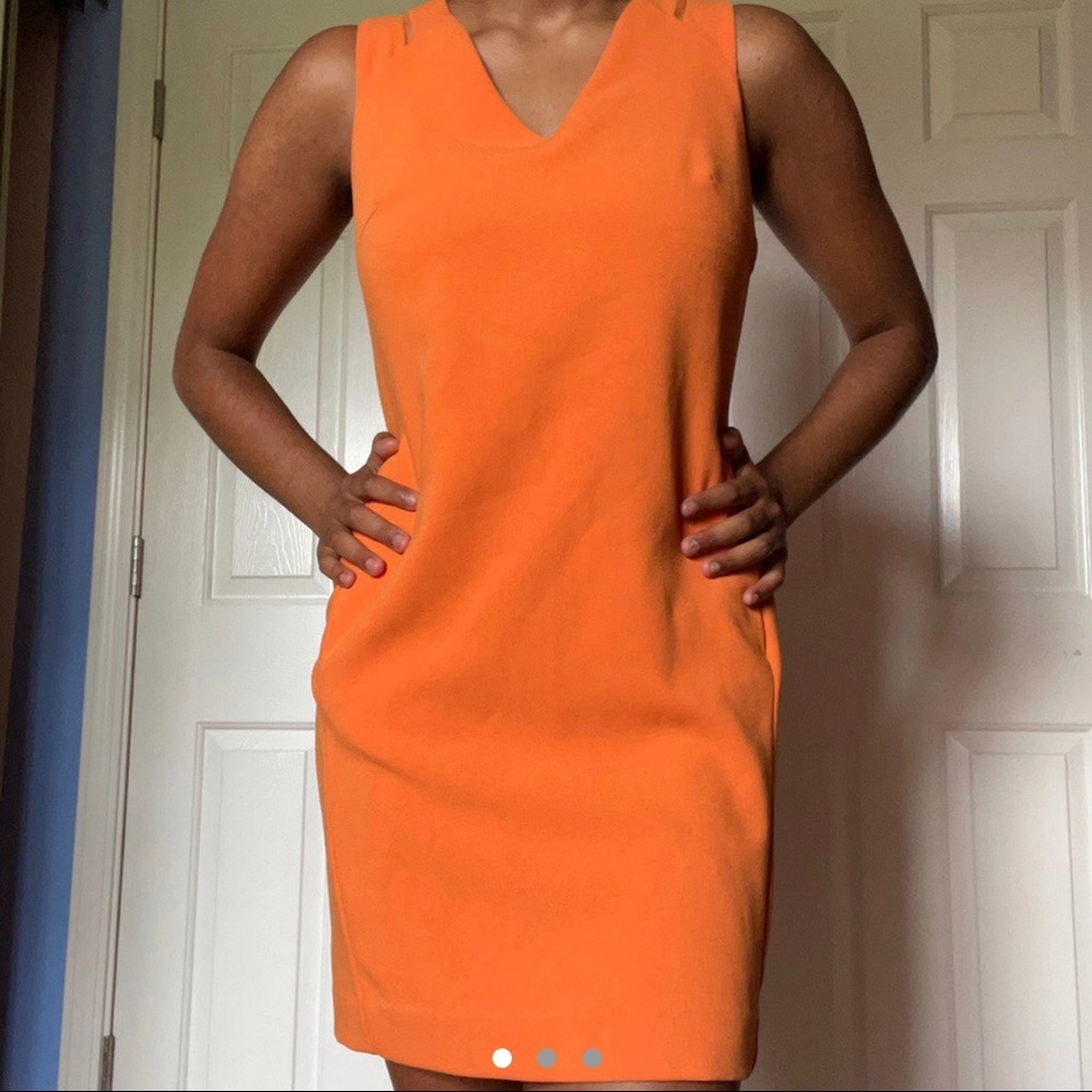 Next orange dress